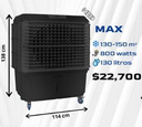 Enfriador de Aire Móvil Marca Mega Cooler Modelo Max